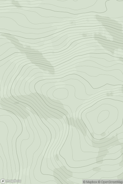 Thumbnail image for Dubh Bheinn NW Top showing contour plot for surrounding peak
