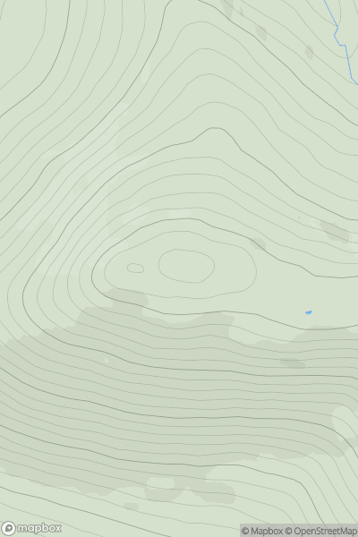 Thumbnail image for Sgor Gaoithe showing contour plot for surrounding peak
