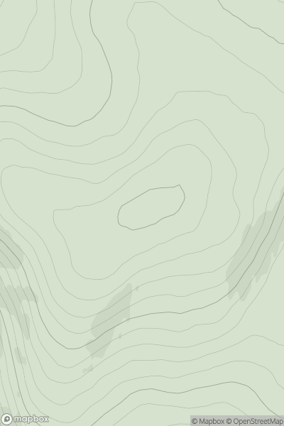 Thumbnail image for Culblean Hill showing contour plot for surrounding peak