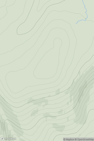 Thumbnail image for Crespet Hill showing contour plot for surrounding peak