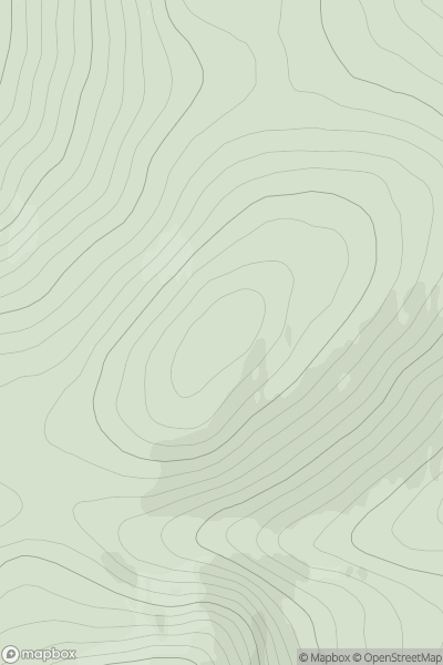 Thumbnail image for Hill of Glenroads showing contour plot for surrounding peak