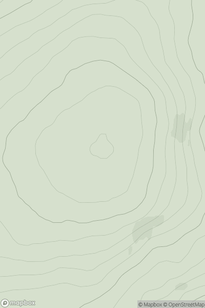 Thumbnail image for Mount of Haddoch showing contour plot for surrounding peak