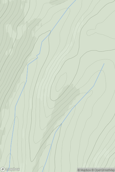 Thumbnail image for Tor of Suie showing contour plot for surrounding peak