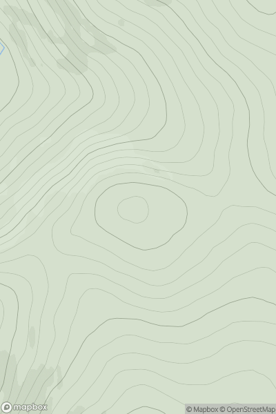 Thumbnail image for Peter's Hill West Top showing contour plot for surrounding peak
