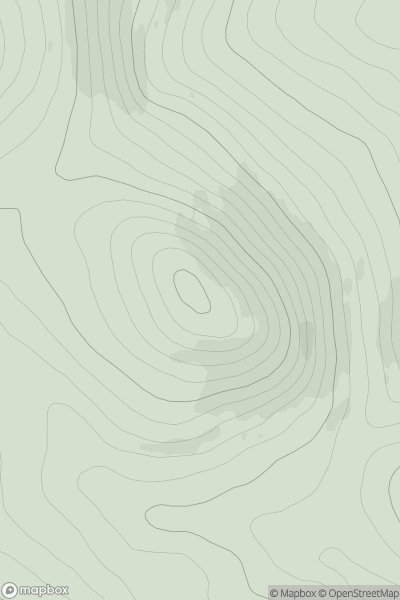 Thumbnail image for Tom na Gabhar showing contour plot for surrounding peak