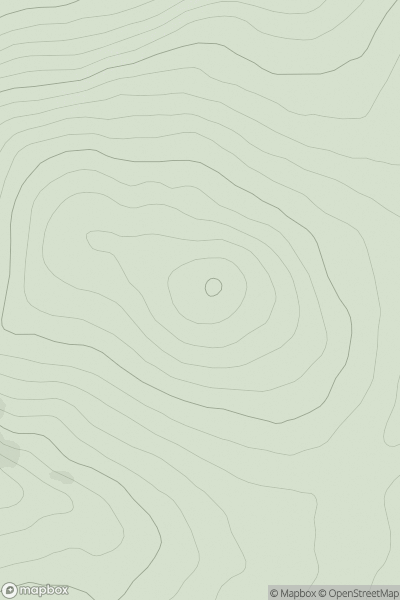 Thumbnail image for Tom a' Chait showing contour plot for surrounding peak