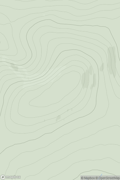 Thumbnail image for Carn Chrom showing contour plot for surrounding peak