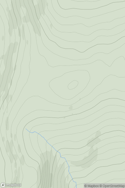 Thumbnail image for Culblean Hill East Top showing contour plot for surrounding peak