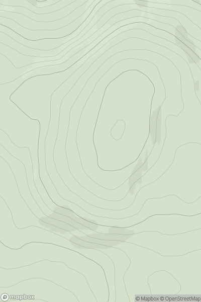 Thumbnail image for Knock Saul showing contour plot for surrounding peak