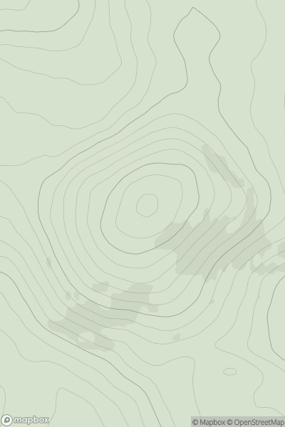 Thumbnail image for Barmekin Hill showing contour plot for surrounding peak