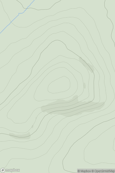 Thumbnail image for Knockinglews showing contour plot for surrounding peak