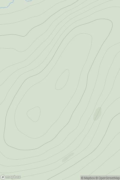 Thumbnail image for Stourbrough Hill showing contour plot for surrounding peak