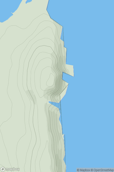 Thumbnail image for The Compass showing contour plot for surrounding peak