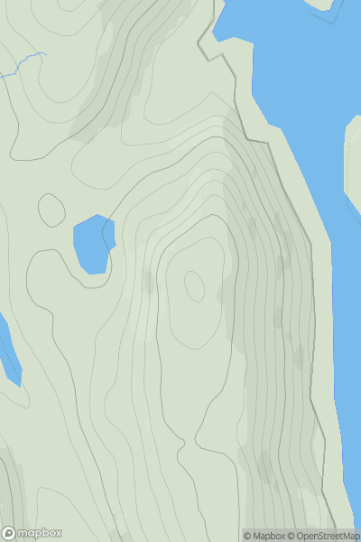 Thumbnail image for Stromacleit showing contour plot for surrounding peak