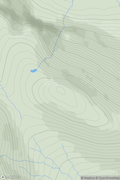 Thumbnail image for Tomnabhal showing contour plot for surrounding peak
