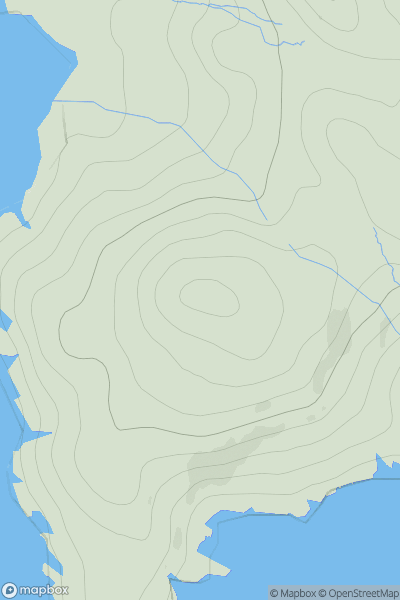 Thumbnail image for Bualabhal showing contour plot for surrounding peak