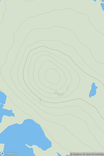 Thumbnail image for Sgealtrabhal showing contour plot for surrounding peak