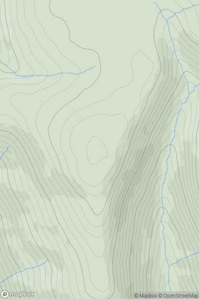 Thumbnail image for Craighorn showing contour plot for surrounding peak