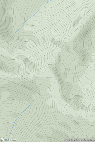 Thumbnail image for Sgurr Coire na Feinne showing contour plot for surrounding peak