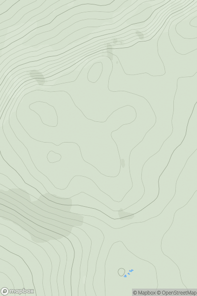 Thumbnail image for Clachertyfarlie Knowes showing contour plot for surrounding peak