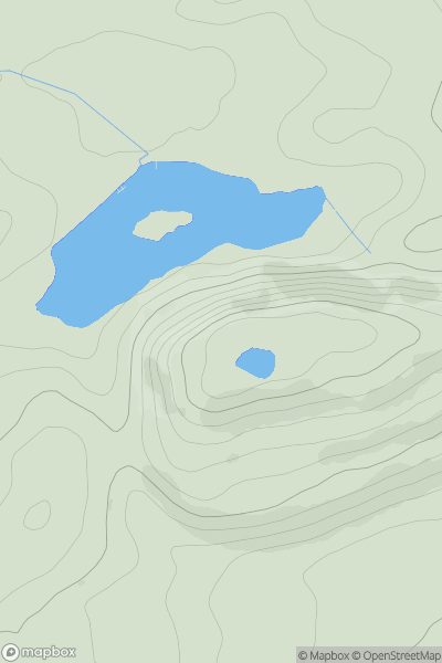Thumbnail image for Dunearn Hill showing contour plot for surrounding peak