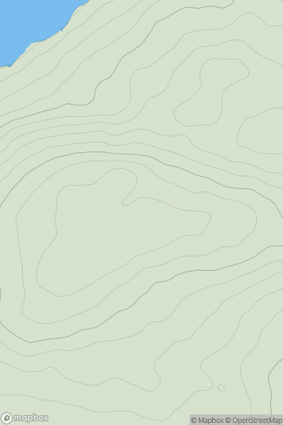 Thumbnail image for St Fort Hill showing contour plot for surrounding peak