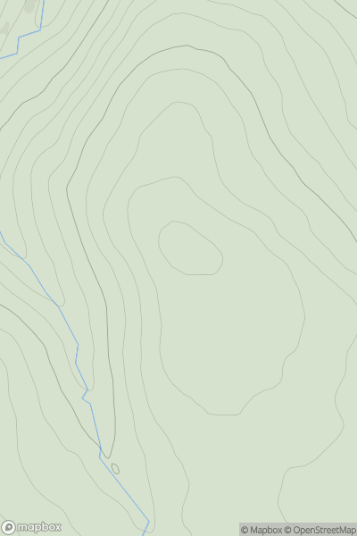 Thumbnail image for Meall Coire Nochd Mor showing contour plot for surrounding peak