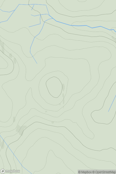 Thumbnail image for East Girt Hill showing contour plot for surrounding peak