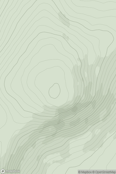 Thumbnail image for Cairngarroch showing contour plot for surrounding peak
