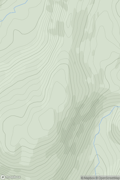 Thumbnail image for Buchan Hill showing contour plot for surrounding peak
