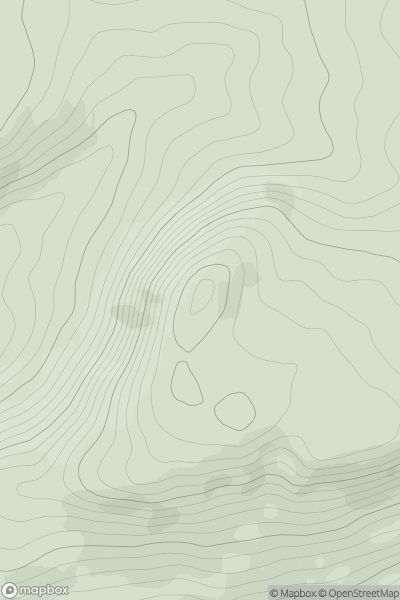Thumbnail image for Craig of Dalwine showing contour plot for surrounding peak