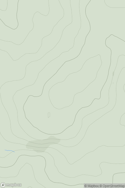 Thumbnail image for Auldcraigoch Hill showing contour plot for surrounding peak