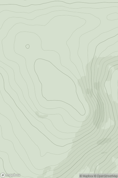 Thumbnail image for Mull of Miljoan showing contour plot for surrounding peak