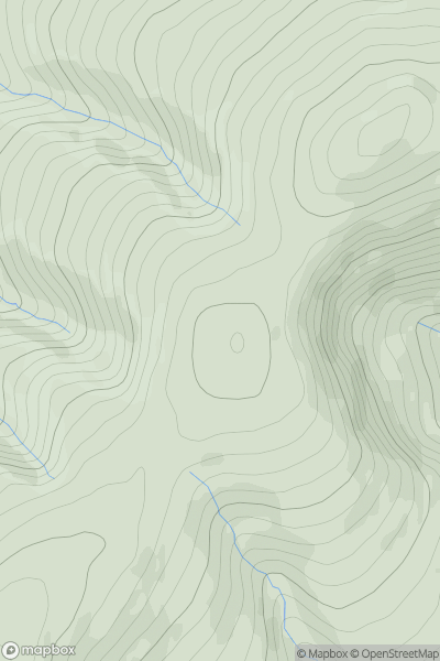 Thumbnail image for Green Trough showing contour plot for surrounding peak
