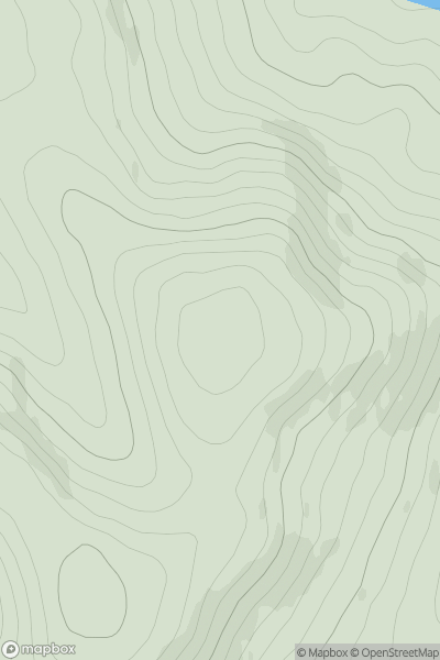 Thumbnail image for Wedder Hill showing contour plot for surrounding peak