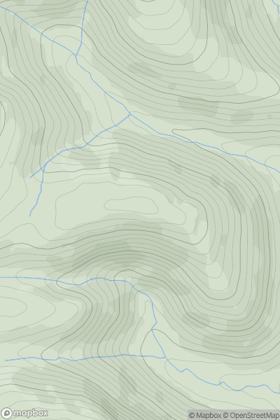 Thumbnail image for Crooked Bank showing contour plot for surrounding peak
