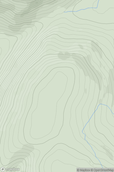 Thumbnail image for Durisdeer Hill showing contour plot for surrounding peak