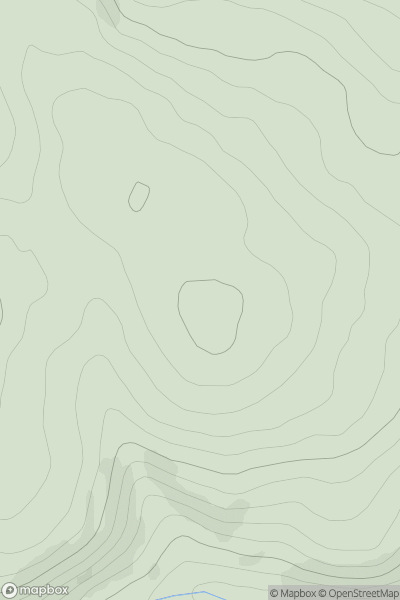 Thumbnail image for McCrierick's Cairn showing contour plot for surrounding peak