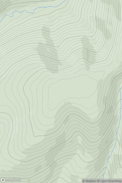 Thumbnail image for Threehope Height showing contour plot for surrounding peak