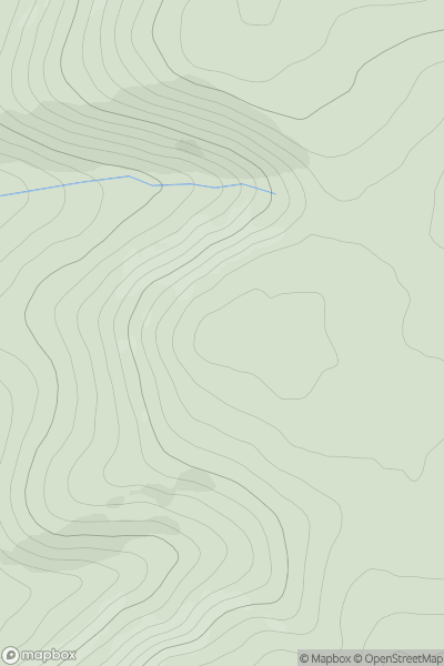 Thumbnail image for Laglass Hill showing contour plot for surrounding peak