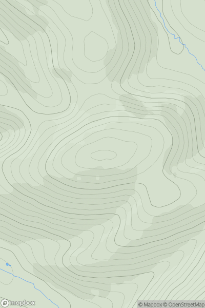 Thumbnail image for Sowen Dod showing contour plot for surrounding peak