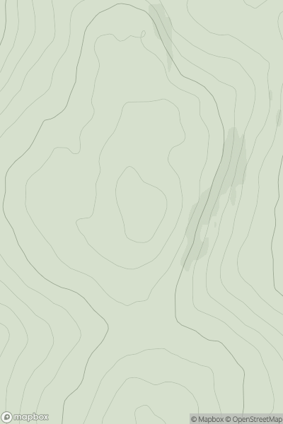 Thumbnail image for Struther's Brae showing contour plot for surrounding peak