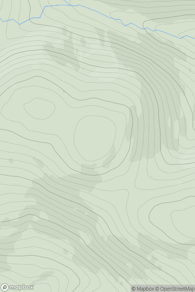 Thumbnail image for Mullwhanny showing contour plot for surrounding peak