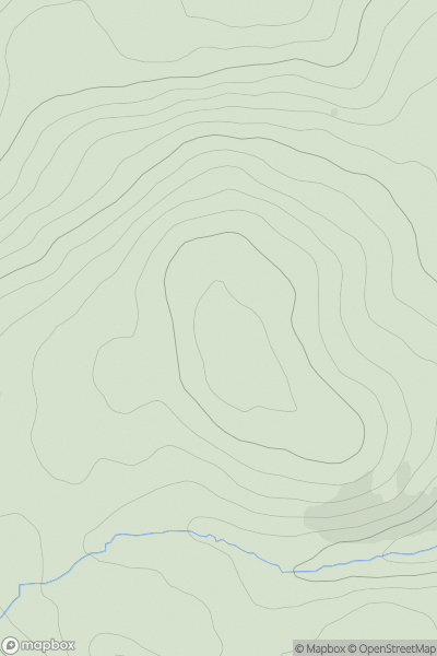 Thumbnail image for Little Cairn Table showing contour plot for surrounding peak
