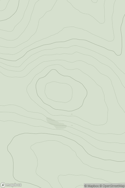 Thumbnail image for Benbrack (Wee Benbrack) showing contour plot for surrounding peak