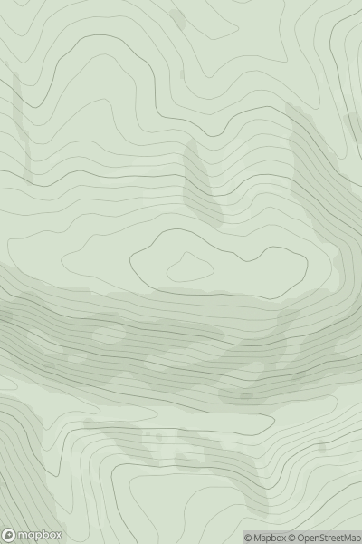 Thumbnail image for Willowgrain Hill showing contour plot for surrounding peak