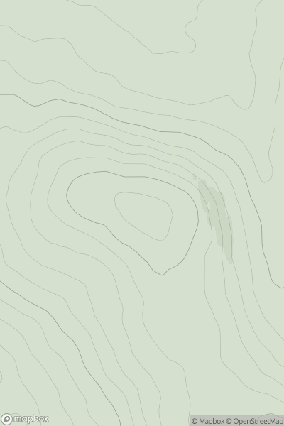 Thumbnail image for Dun Hill showing contour plot for surrounding peak