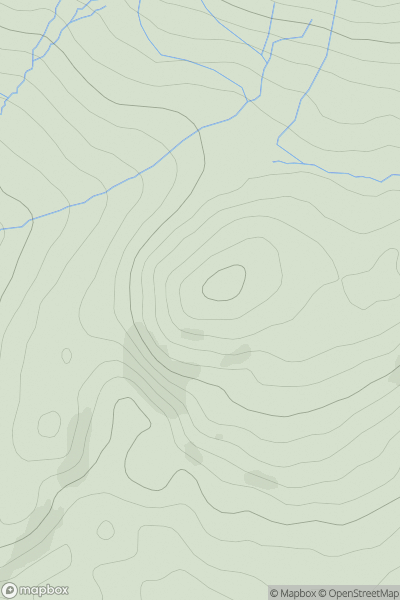 Thumbnail image for Wee Queensberry showing contour plot for surrounding peak