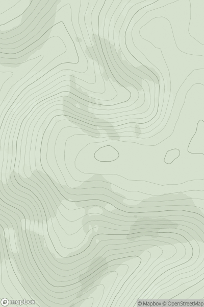 Thumbnail image for Heathery Hill showing contour plot for surrounding peak