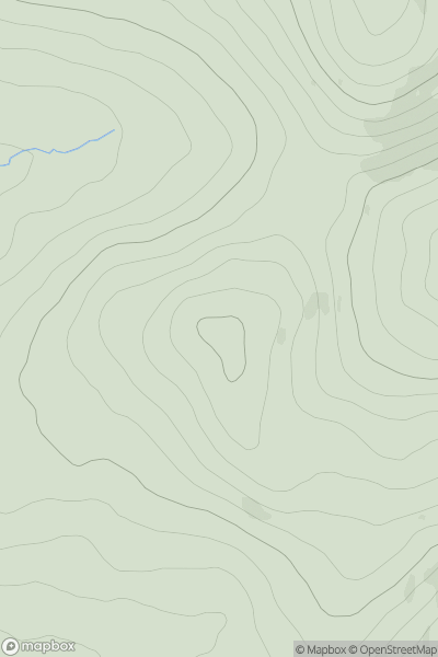 Thumbnail image for Beld Knowe showing contour plot for surrounding peak